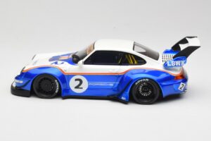 Porsche 911 993 RWB X Liberty Walk Bel Z Modro GT Spirit 1:18 GT530 Smola – slika 3 od 8