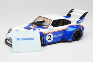 Porsche 911 993 RWB X Liberty Walk Bel Z Modro GT Spirit 1:18 GT530 Smola – slika 6 od 8