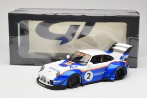 Porsche 911 993 RWB X Liberty Walk Bel Z Modro GT Spirit 1:18 GT530 Smola – slika 8 od 8