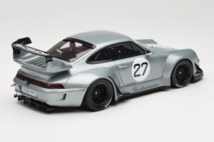 Porsche 911 993 RWB Yuiitsumuni Srebrna GT Spirit 1:18 GT522 Smola – slika 2 od 6