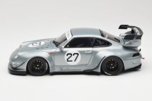 Porsche 911 993 RWB Yuiitsumuni Srebrna GT Spirit 1:18 GT522 Smola – slika 3 od 6