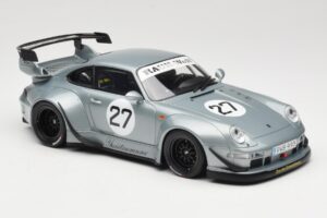 Porsche 911 993 RWB Yuiitsumuni Srebrna GT Spirit 1:18 GT522 Smola – slika 4 od 6