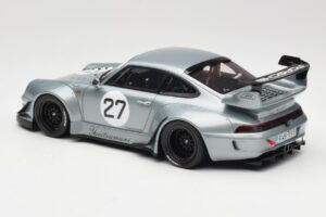 Porsche 911 993 RWB Yuiitsumuni Srebrna GT Spirit 1:18 GT522 Smola – slika 5 od 6