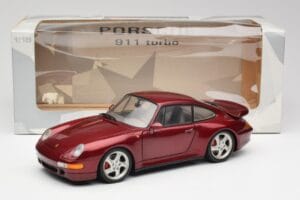 Porsche 911 993 Turbo Arena Rdeč Metalik UT Models 1:18 27811 Kovina – slika 8 od 8
