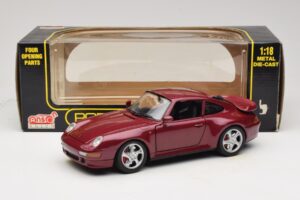Porsche 911 993 Turbo Rdeč Anson 1:18 30320-W Kovina – slika 8 od 8