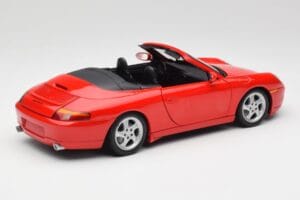 Porsche 911 996 Kabriolet Rdeč Gate 1:18 1051 Kovina – slika 3 od 8