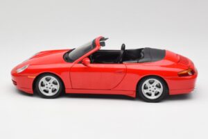 Porsche 911 996 Kabriolet Rdeč Gate 1:18 1051 Kovina – slika 4 od 8