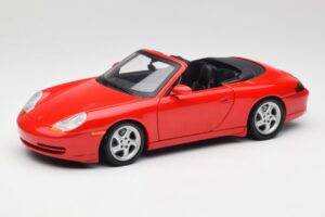 Porsche 911 996 Kabriolet Rdeč Gate 1:18 1051 Kovina