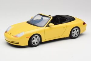Porsche 911 996 Kabriolet Speed Rumena UT Models 1:18 27906 Kovina