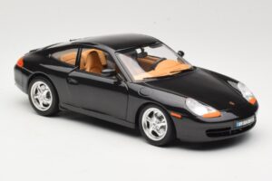 Porsche 911 996 Carrera Črn Bburago 1:18 3385-M2 Kovina – slika 6 od 8