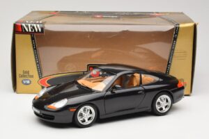 Porsche 911 996 Carrera Črn Bburago 1:18 3385-M2 Kovina – slika 8 od 8
