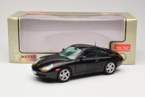 Porsche 911 996 Carrera Črn Sun Star 1:18 1202 Kovina – slika 8 od 8