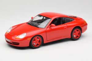 Porsche 911 996 Carrera Rdeč Omejena Izdaja Bburago 1:18 3385-M1 Kovina