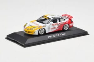 Porsche 911 996 GT3 Cup #1 M. Becker Carrera Cup 2003 Minichamps 1:43 WAP02007210 Kovina – slika 2 od 4
