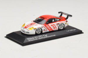 Porsche 911 996 GT3 Cup #37 Matos / Fitzgerald Rolex 24 at Daytona 2005 Minichamps 1:43 400056237 Kovina – slika 2 od 4