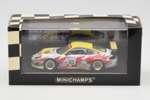Porsche 911 996 GT3 Cup #93 L. Luhr / G. Maassen / E. Collard 24 Hours of Le Mans 2003 Minichamps 1:43 S5527 Kovina – slika 4 od 4