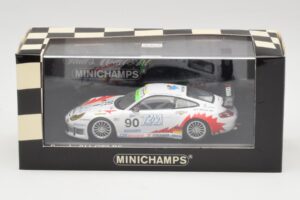 Porsche 911 996 GT3 RS #90 T2M J. Ickx / P. Rabineau 1000km Spa 2004 Minichamps 1:43 400046980 Kovina – slika 4 od 4