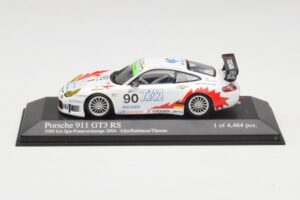 Porsche 911 996 GT3 RS #90 T2M J. Ickx / P. Rabineau 1000km Spa 2004 Minichamps 1:43 400046980 Kovina