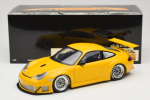 Porsche 911 996 GT3 RSR Yello ALMS 2004 Minichamps 1:18 100046401 Kovina – slika 8 od 8
