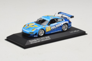 Porsche 911 GT3 R #77 M. Lieb / R. Lietz / W. Henzler 24 Hours of Le Mans 2009 Minichamps 1:43 400096977 Kovina – slika 2 od 5