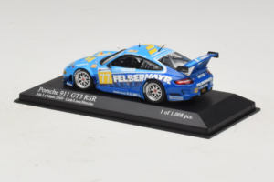 Porsche 911 GT3 R #77 M. Lieb / R. Lietz / W. Henzler 24 Hours of Le Mans 2009 Minichamps 1:43 400096977 Kovina – slika 3 od 5