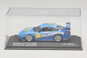 Porsche 911 GT3 R #77 M. Lieb / R. Lietz / W. Henzler 24 Hours of Le Mans 2009 Minichamps 1:43 400096977 Kovina – slika 5 od 5