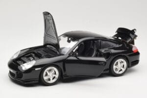 Porsche 911 996 Turbo Črn Bburago 1:18 3367 Kovina – slika 2 od 8