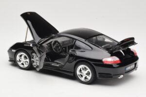 Porsche 911 996 Turbo Črn Bburago 1:18 18-12030 Kovina – slika 5 od 8