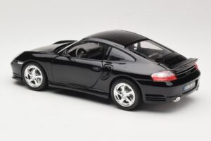 Porsche 911 996 Turbo Črn Bburago 1:18 18-12030 Kovina – slika 7 od 8