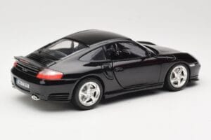 Porsche 911 996 Turbo Črn Bburago 1:18 3367 Kovina – slika 3 od 8