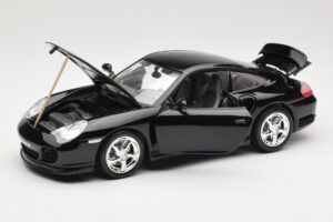 Porsche 911 996 Turbo Črn Bburago 1:18 18-12030 Kovina – slika 2 od 8