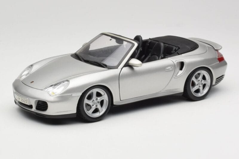 Porsche 911 996 Turbo Kabriolet Srebrna Maisto 1:18 31660 Kovina