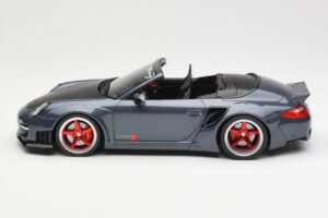 Porsche 911 997 Kabriolet Liberty Walk Siv GT Spirit 1:18 GT463 Smola – slika 3 od 6