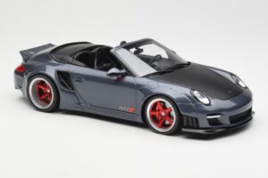 Porsche 911 997 Kabriolet Liberty Walk Siv GT Spirit 1:18 GT463 Smola – slika 4 od 6