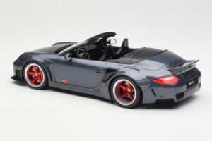 Porsche 911 997 Kabriolet Liberty Walk Siv GT Spirit 1:18 GT463 Smola – slika 5 od 6