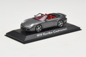 Porsche 911 997 Turbo Cabriolet Grey Metallic Minichamps 1:43 WAP02015216 Kovina – slika 2 od 5