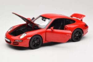 Porsche 911 997 Carrera 4S Rdeč Norev 1:18 187510 Kovina – slika 2 od 8
