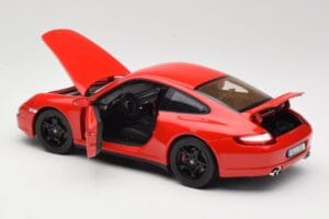 Porsche 911 997 Carrera 4S Rdeč Norev 1:18 187510 Kovina – slika 5 od 8