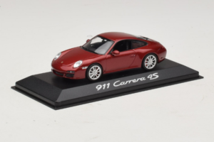Porsche 911 997 Carrera 4S Rdeča Minichamps 1:43 WAP02001718 Kovina – slika 2 od 4