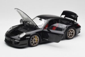 Porsche 911 997 GT2 RS Črn & Srebrn Platišča Minichamps 1:18 100069401 Kovina – slika 2 od 8