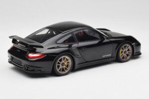 Porsche 911 997 GT2 RS Črn & Srebrn Platišča Minichamps 1:18 100069401 Kovina – slika 3 od 8