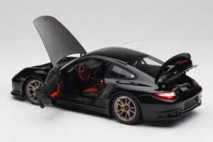 Porsche 911 997 GT2 RS Črn & Srebrn Platišča Minichamps 1:18 100069401 Kovina – slika 5 od 8