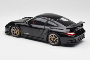 Porsche 911 997 GT2 RS Črn & Srebrn Platišča Minichamps 1:18 100069401 Kovina – slika 7 od 8