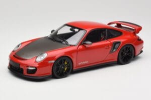 Porsche 911 997 GT2 RS Rdeč S Črnimi Platišči Minichamps 1:18 100069407 Kovina