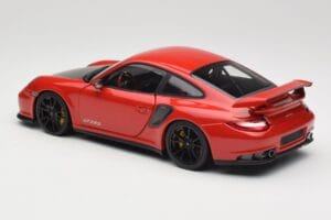 Porsche 911 997 GT2 RS Rdeč S Črnimi Platišči Minichamps 1:18 100069407 Kovina – slika 7 od 8
