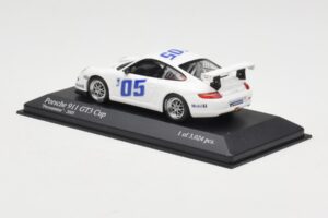 Porsche 911 997 GT3 Cup #5 Presentation 2005 Minichamps 1:43 400056400 Kovina – slika 3 od 4