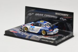 Porsche 911 997 GT3 #23 24 Hours Nurburgring 2008 Minichamps 1:43 437086823 Kovina – slika 3 od 4