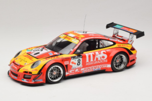 Porsche 911 997 GT3 R #8 De Lorenzi Racing De Lorenzi 24 Hours of Spa 2011 Minichamps 1:18 151118918 Kovina