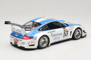 Porsche 911 997 GT3 R #53 Muhlner Motorsport P-Y. Vannelet / U. Peyroles Class Winners 24 Hours of Spa 2010 Minichamps 1:18 1 – slika 2 od 6
