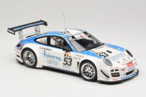 Porsche 911 997 GT3 R #53 Muhlner Motorsport P-Y. Vannelet / U. Peyroles Class Winners 24 Hours of Spa 2010 Minichamps 1:18 1 – slika 4 od 6